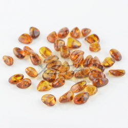 Cognac polished amber beads Cognac polished amber beads